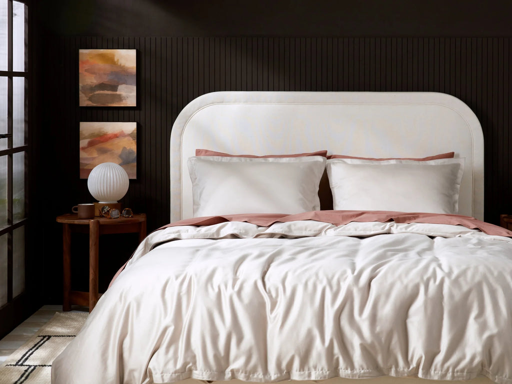 Ivory Long-Staple Cotton Sateen Bedsheet