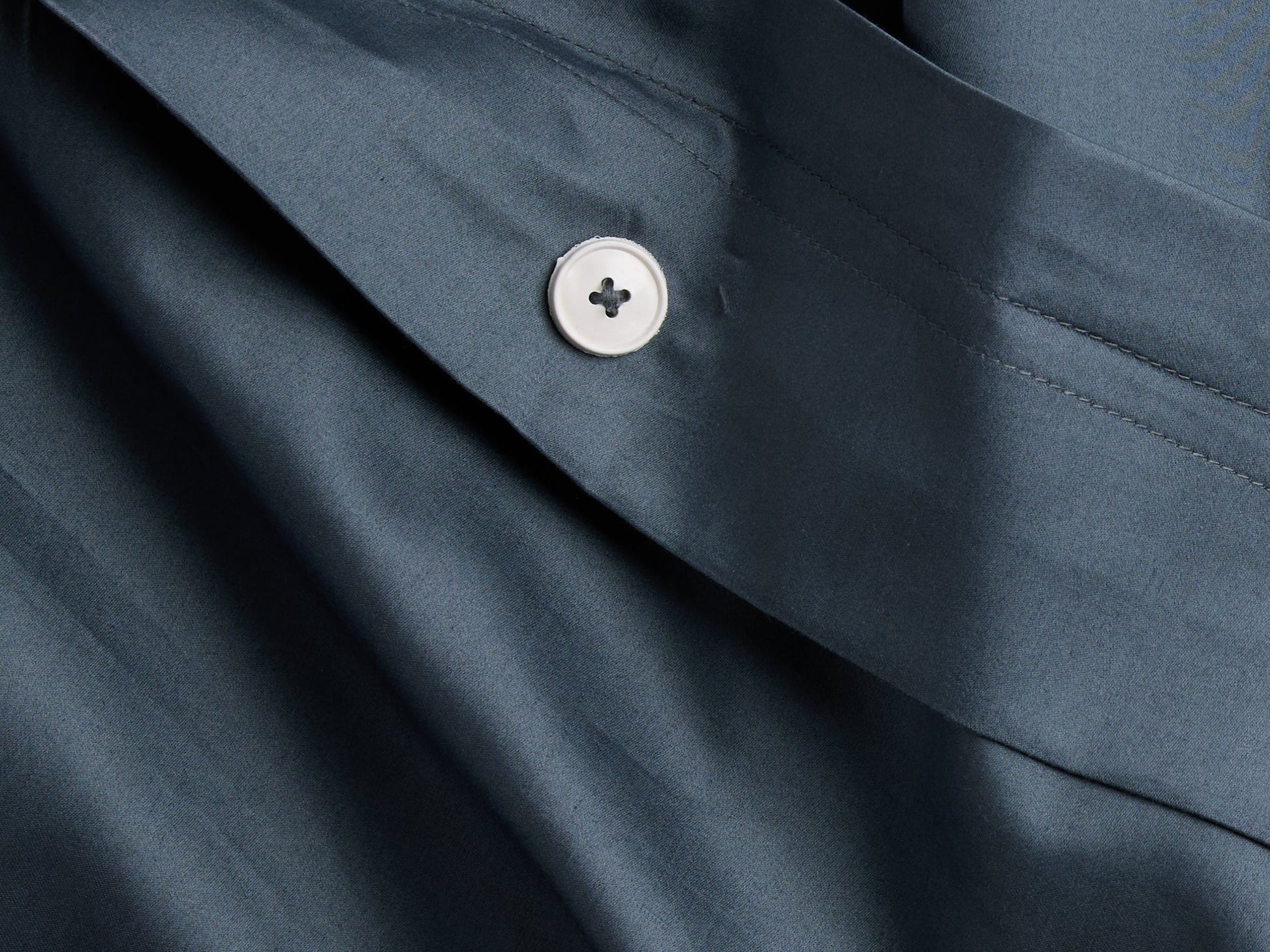 Navy Blue Long-Staple Cotton Sateen Bedsheet