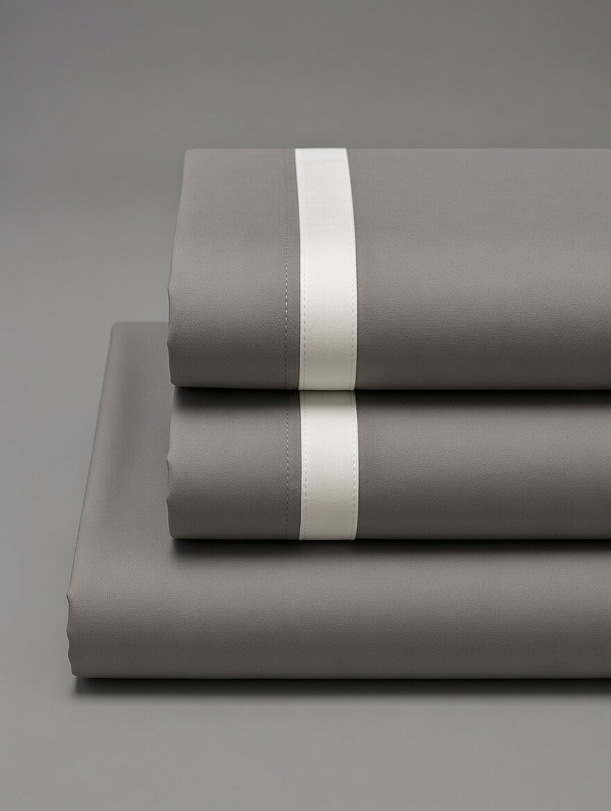 Dark Grey Cotton Bedsheet | 300 TC | King Size