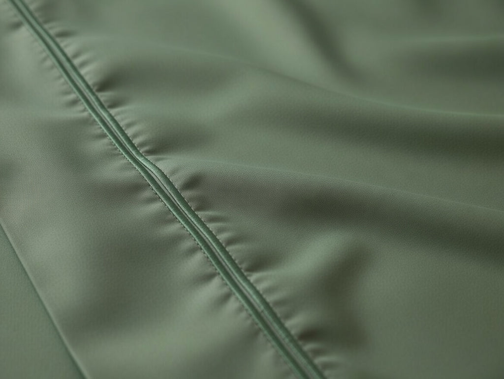 Olive Green Cotton Embroidery Bedsheet | 300 TC | King Size