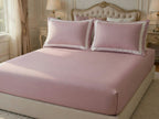 Dusty Rose Cotton Bedsheet Set | 300 TC | King Size