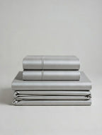 Light Grey Cotton Embroidery Bedsheet | 300 TC | King Size